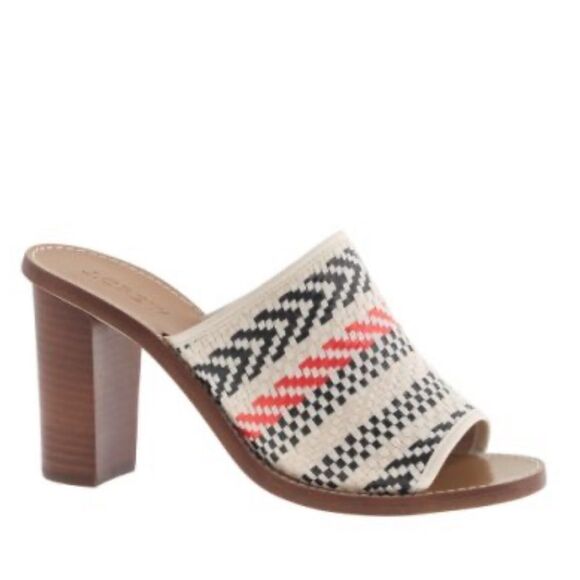 J. Crew Marlow Fabric Mules 10 - Picture 1 of 15